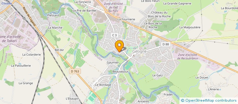 localisation de l'entreprise MADAME ANNIE CORMERAIS  GETIGNE