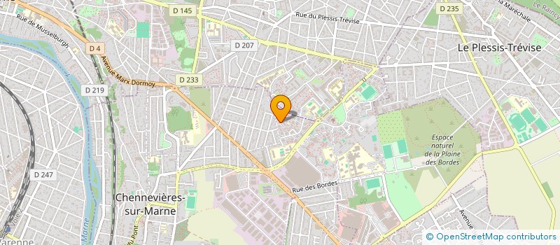 localisation de l'entreprise MADAME ANNIE COSTA à CHENNEVIERES-SUR-MARNE