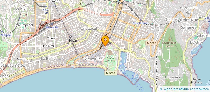 localisation de l'entreprise MADAME ANNIE COSTE à NICE