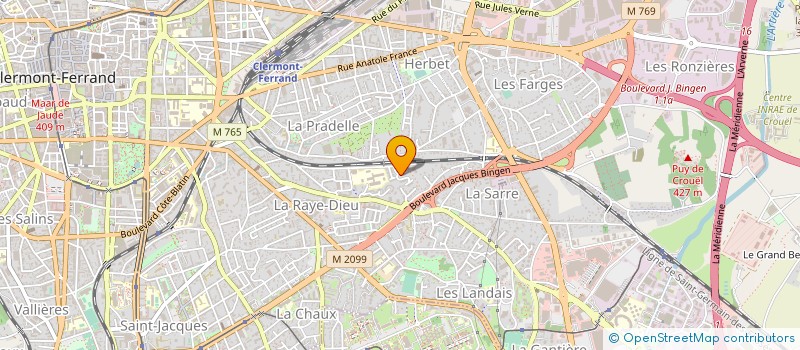 localisation de l'entreprise MADAME ANNIE COTTIN à CLERMONT-FERRAND