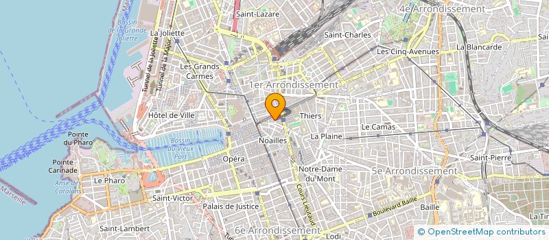 localisation de l'entreprise MADAME ANNIE COUDORE à MARSEILLE