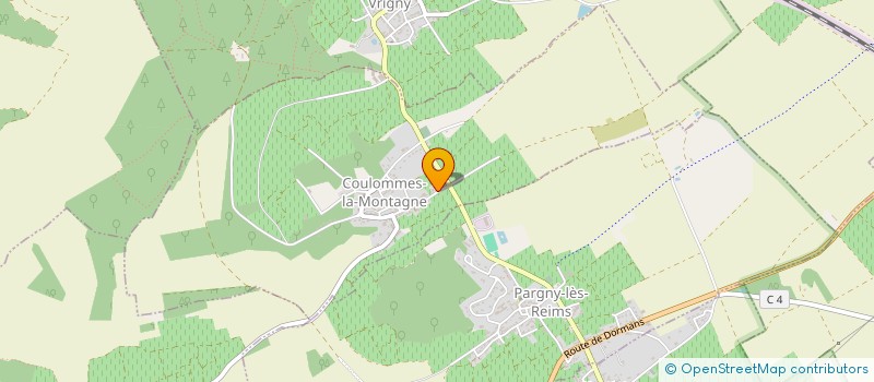 localisation de l'entreprise MADAME ANNIE COULON  COULOMMES-LA-MONTAGNE
