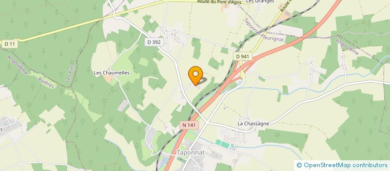 localisation de l'entreprise MADAME ANNIE COUPILLAUD à YVRAC-ET-MALLEYRAND