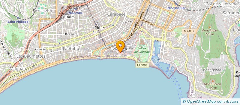 localisation de l'entreprise MADAME ANNIE COUSSIERE à NICE