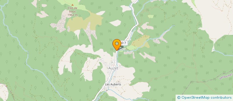 localisation de l'entreprise MADAME ANNIE CROCHET  AUZET