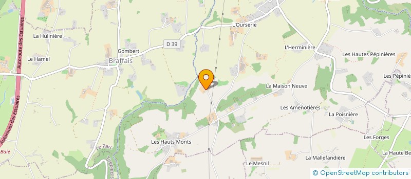 localisation de l'entreprise MADAME ANNIE CUDELOU à LE PETIT-CELLAND