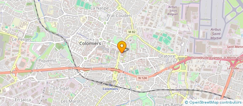 localisation de l'entreprise MADAME ANNIE CUEVAS à COLOMIERS