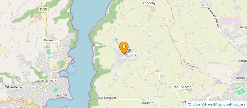 localisation de l'entreprise MADAME ANNIE DANTEC  PAIMPOL