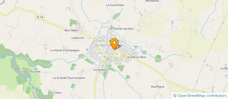 localisation de l'entreprise MADAME ANNIE DE BOER à SAINT-GEORGES-DE-REINTEMBAULT