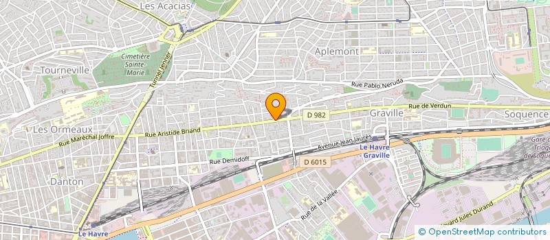 localisation de l'entreprise MADAME ANNIE DECAUX à LE HAVRE