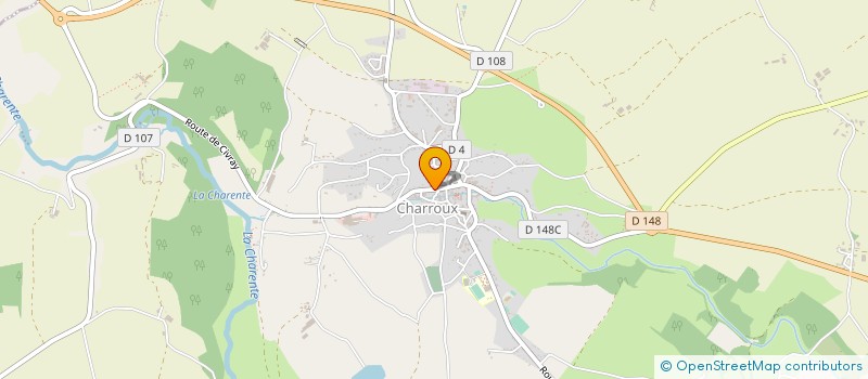 localisation de l'entreprise MADAME ANNIE DECHAMBE  CHARROUX