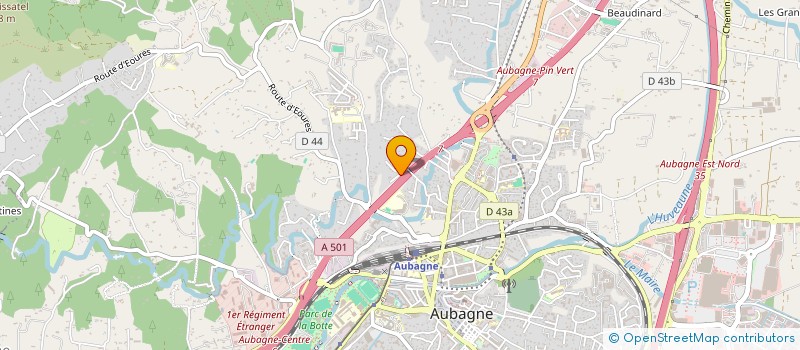 localisation de l'entreprise MADAME ANNIE DEL PICCHIA  AUBAGNE