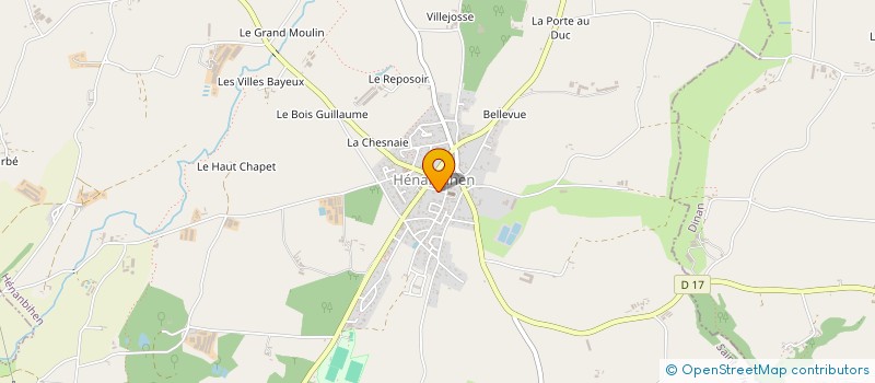 localisation de l'entreprise MADAME ANNIE DELACHIENNE  HENANBIHEN