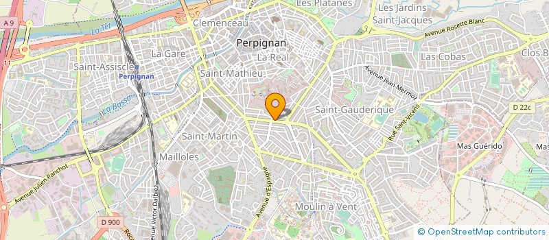 localisation de l'entreprise MADAME ANNIE DELAGE à PERPIGNAN