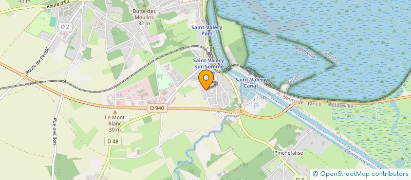 localisation de l'entreprise MADAME ANNIE DELAHAYE  SAINT-VALERY-SUR-SOMME