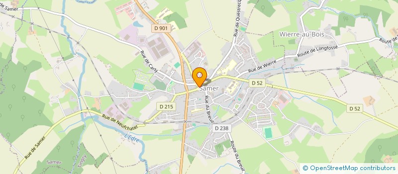 localisation de l'entreprise MADAME ANNIE DELANNOY  SAMER