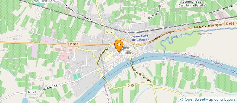 localisation de l'entreprise MADAME ANNIE DELBOS à LES SALLES-DE-CASTILLON