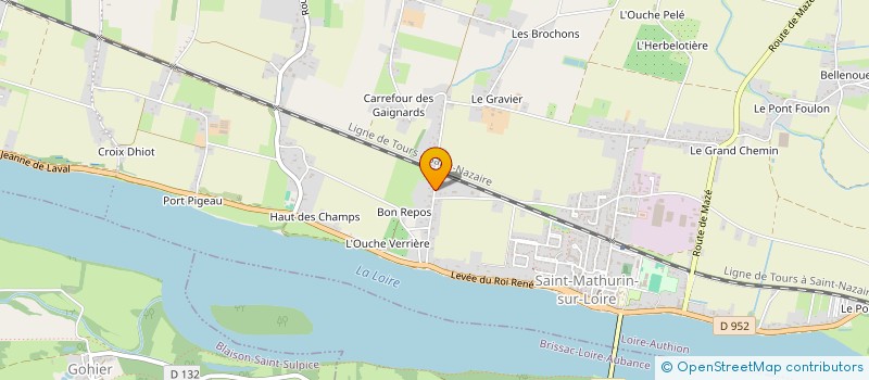 localisation de l'entreprise MADAME ANNIE DELEPINE  LOIRE-AUTHION