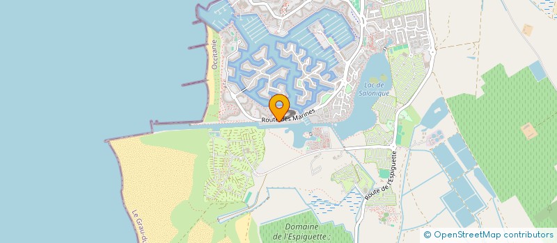 localisation de l'entreprise MADAME ANNIE DELEUZE  LE GRAU-DU-ROI