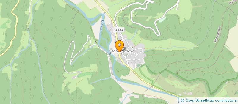 localisation de l'entreprise MADAME ANNIE DELRIEU à MONTGESOYE