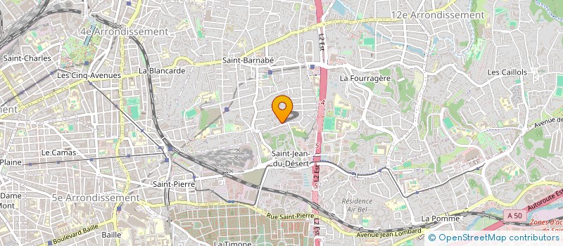 localisation de l'entreprise MADAME ANNIE DELUY  MARSEILLE