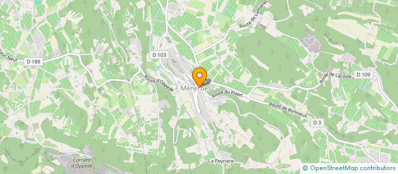 localisation de l'entreprise MADAME ANNIE DEMONGEOT  MENERBES