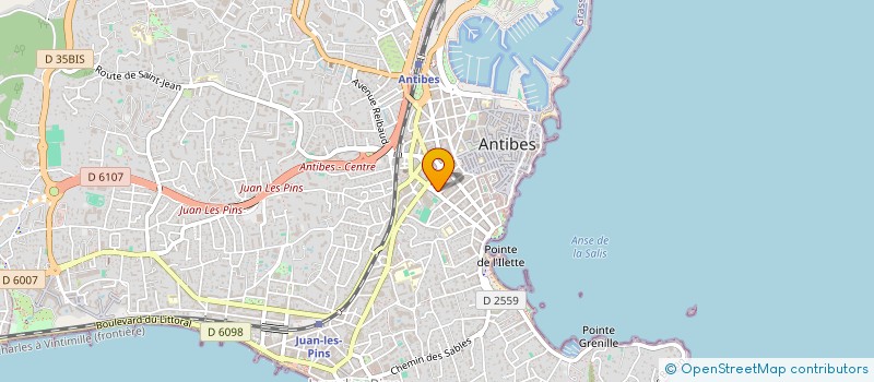 localisation de l'entreprise MADAME ANNIE DENARDI à ANTIBES