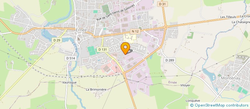 localisation de l'entreprise MADAME ANNIE DENIAU  SAINT-DENIS-DE-GASTINES