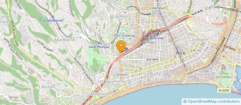 localisation de l'entreprise MADAME ANNIE DEPREZ à NICE