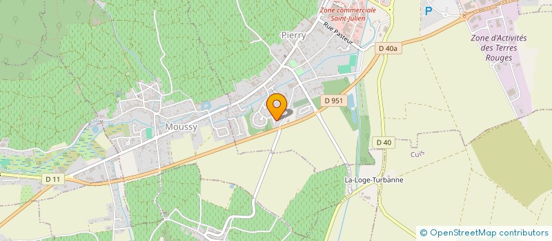 localisation de l'entreprise MADAME ANNIE DESBLEDS  PIERRY