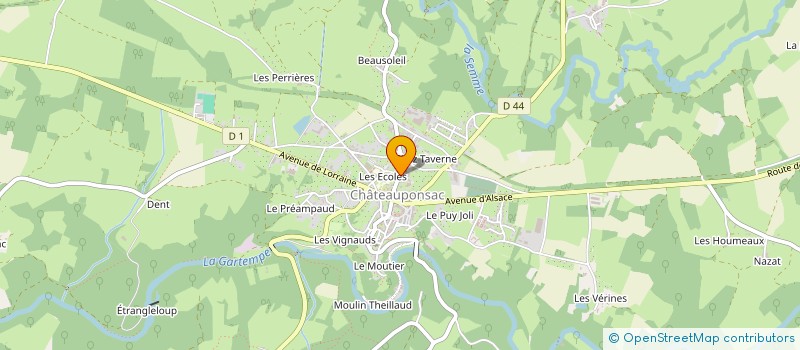 localisation de l'entreprise MADAME ANNIE DESBORDES à CHATEAUPONSAC