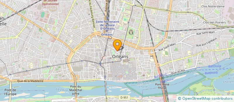 localisation de l'entreprise MADAME ANNIE DESCAMPS à ORLEANS