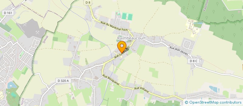 localisation de l'entreprise MADAME ANNIE DESFORGES à RAIMBEAUCOURT
