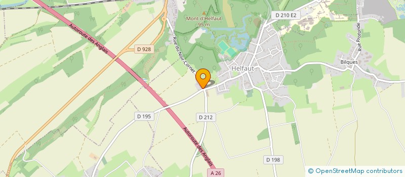 localisation de l'entreprise MADAME ANNIE DESFRENNES  HELFAUT