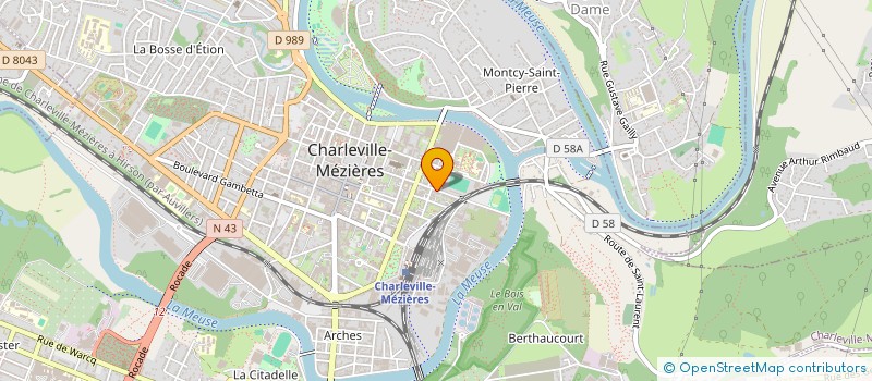 localisation de l'entreprise MADAME ANNIE DESHAYES à CHARLEVILLE-MEZIERES