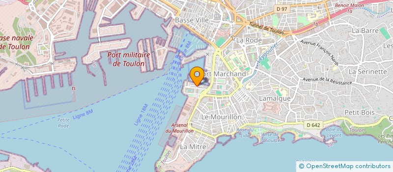 localisation de l'entreprise MADAME ANNIE DESPAGNET  TOULON