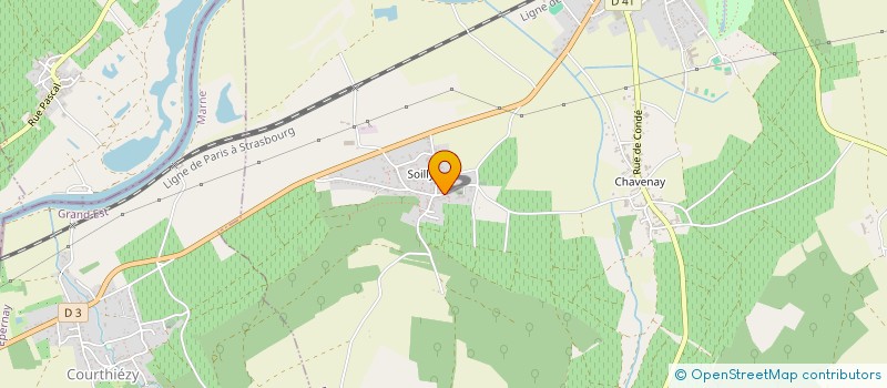 localisation de l'entreprise MADAME ANNIE DESRUELLES  DORMANS