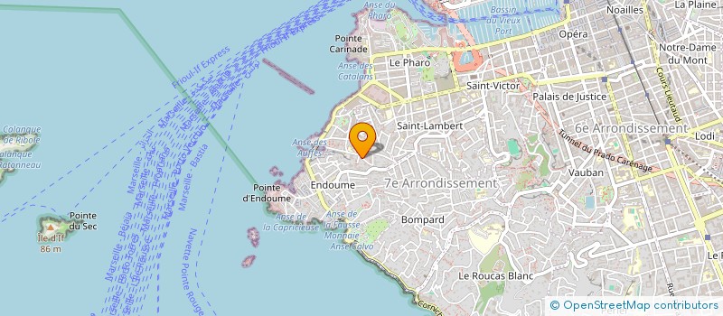 localisation de l'entreprise MADAME ANNIE DESVERGNES à MARSEILLE