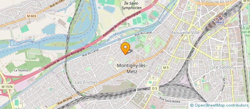 localisation de l'entreprise MADAME ANNIE DIDON à MONTIGNY-LES-METZ