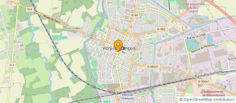 localisation de l'entreprise MADAME ANNIE DILLINGER  VITRY-LE-FRANCOIS