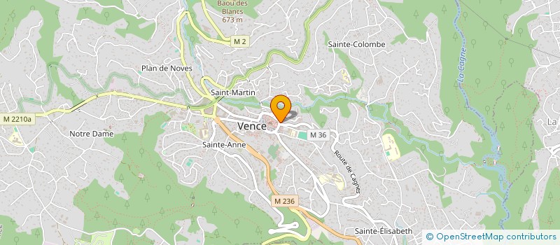 localisation de l'entreprise MADAME ANNIE DIONIS  VENCE