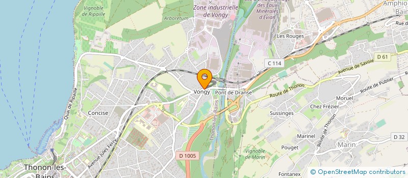 localisation de l'entreprise MADAME ANNIE DONAT FILLOD à THONON-LES-BAINS