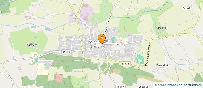 localisation de l'entreprise MADAME ANNIE DREANO  MALESTROIT