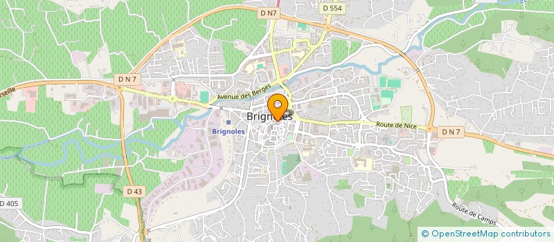 localisation de l'entreprise MADAME ANNIE DROFIAK  BRIGNOLES