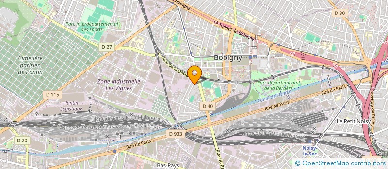 localisation de l'entreprise MADAME ANNIE DUBOELLE  BOBIGNY