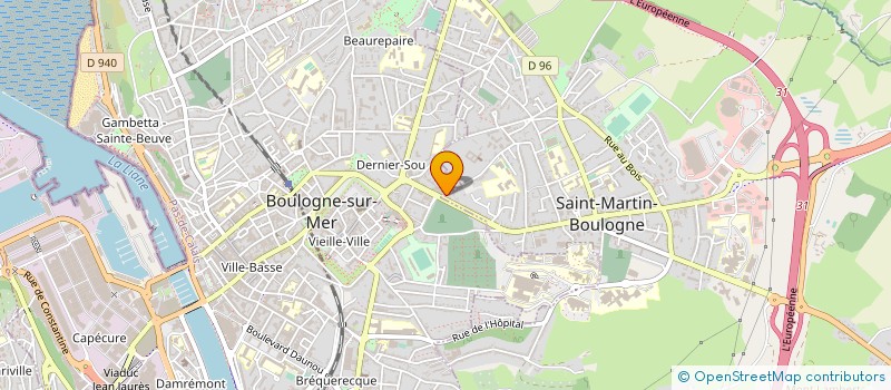 localisation de l'entreprise MADAME ANNIE DUCROCQ à BOULOGNE-SUR-MER