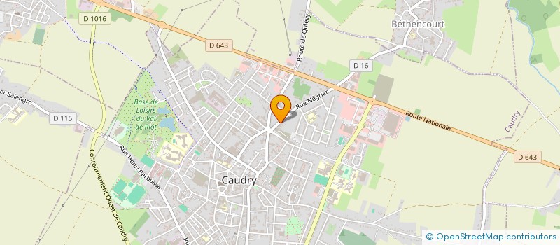 localisation de l'entreprise MADAME ANNIE DUFRENOY  CAUDRY