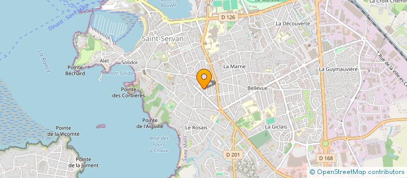 localisation de l'entreprise MADAME ANNIE DUGRE  SAINT-MALO