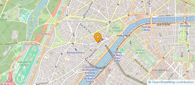 localisation de l'entreprise MADAME ANNIE DUMONT à PARIS