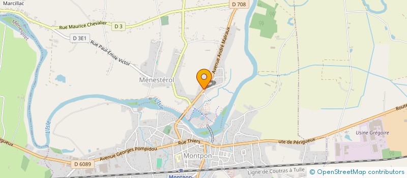 localisation de l'entreprise MADAME ANNIE DUMONTEIL  MONTPON-MENESTEROL